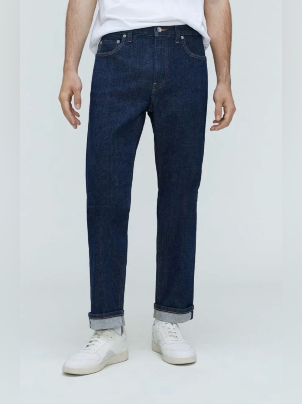 Everlane Men’s The Selvedge Straight Fit Jean Organic Cotton In Indigo Size 34